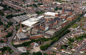 Courtaulds factory in Little Heath from the air