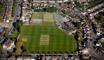 Bulls Head Cricket Ground from the air