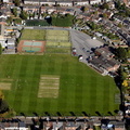Bulls Head Cricket Ground from the air