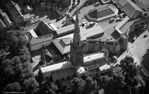 Holy Trinity Church, Coventry  from the air