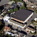  former Savoy Cinema in Radford Road Coventry from the air