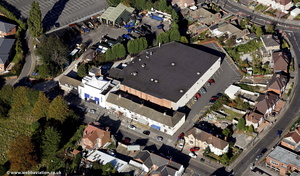  former Savoy Cinema in Radford Road Coventry from the air