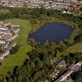 Stoke Floods Nature Reserve Coventry  from the air