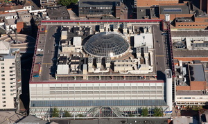 West Orchards Shopping Centre   Coventry from the air