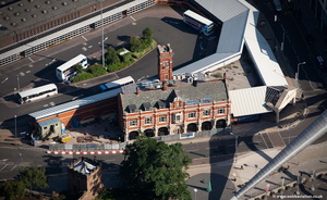 the Old Fire Station, Hales Street, Coventry from the air