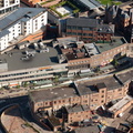 Sainsburys , Trinity Street, Coventry from the air