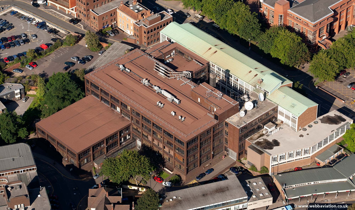 Coventry Telephone Exchange from the air