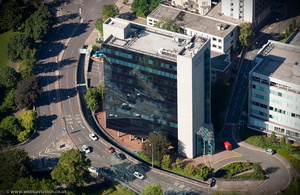 Friars House, Coventry from the air