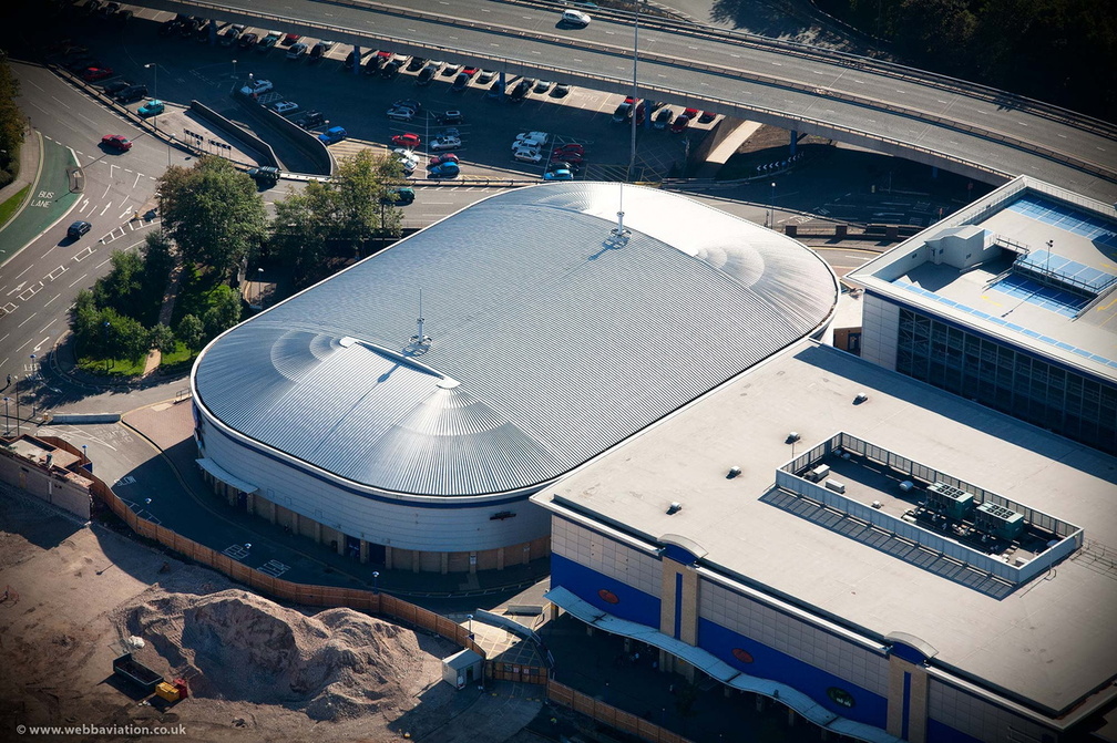The Coventry Skydome, Coventry from the air