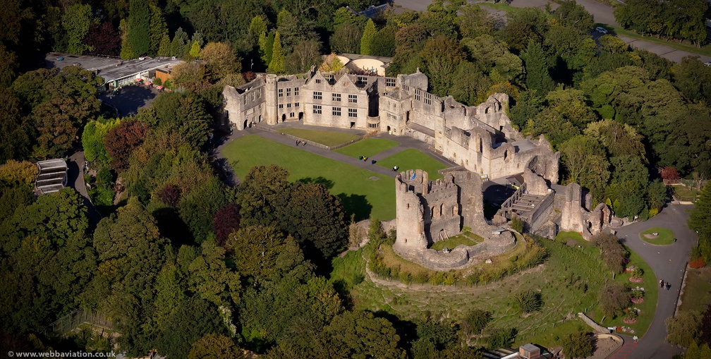 Dudley Castle from the air