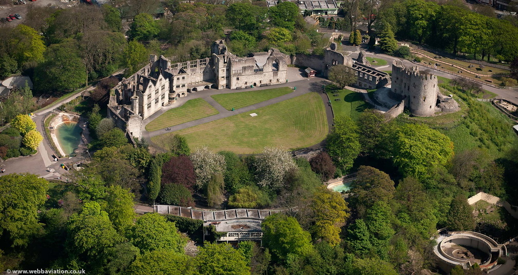 Dudley Castle from the air