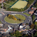 Earls Way Trinity Point roundabout in Halesowen    from the air