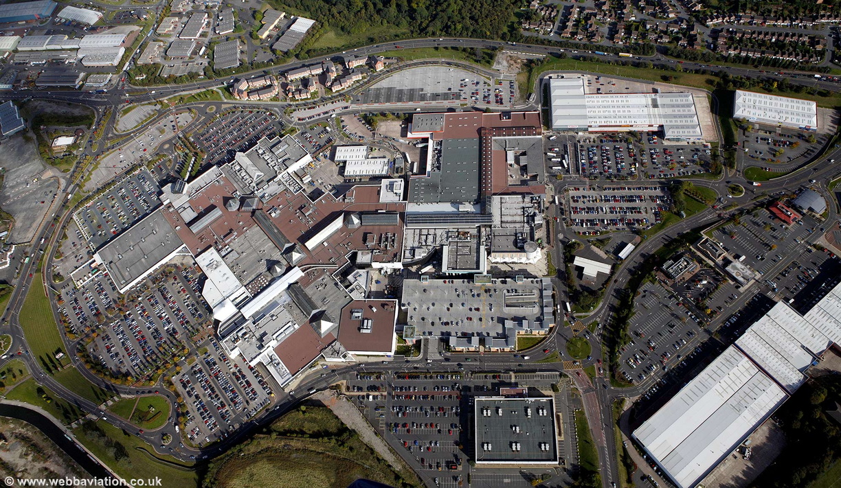 Merry Hill Shopping Centre  aerial photograph