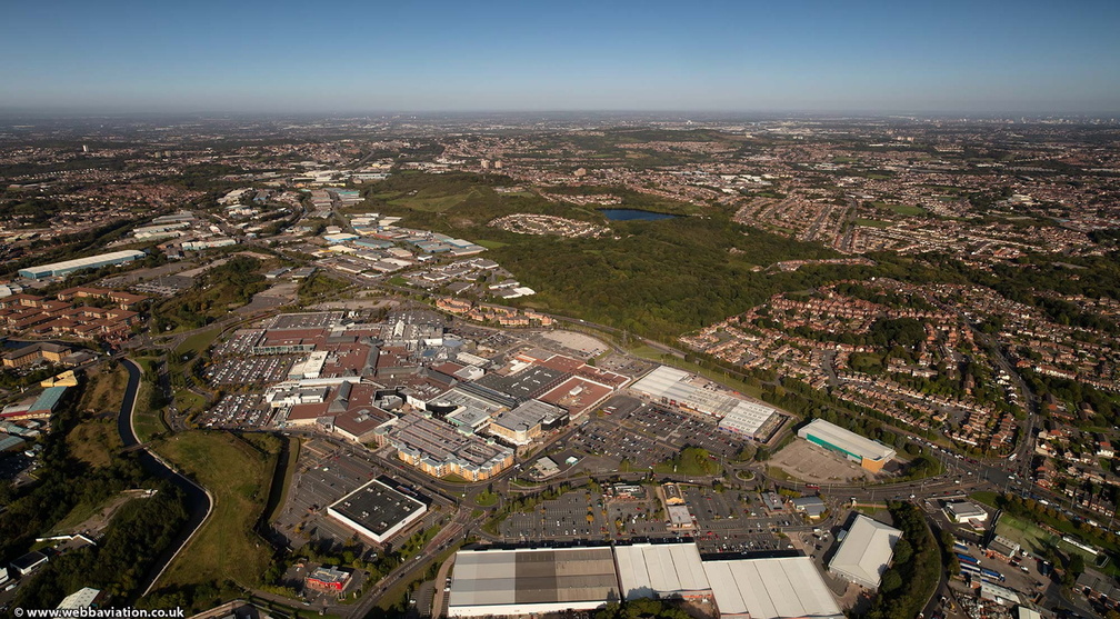 Merry Hill Shopping Centre  from the air