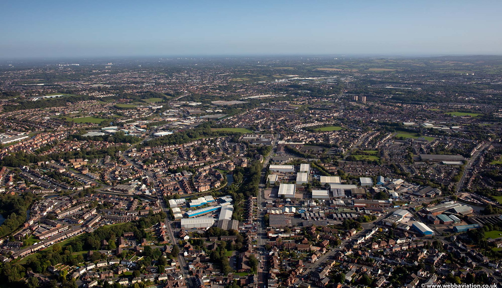 Primrose Hill, Dudley from the air