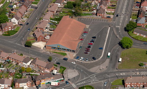  Lidle Supermarket Friar Park Wednesbury from the air