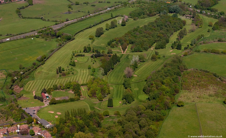 Dartmouth Golf course  West Bromwich from the air