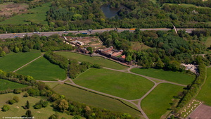 Sandwell Park Farm West Bromwich from the air