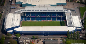 The Hawthorns football stadium West Bromwich from the air
