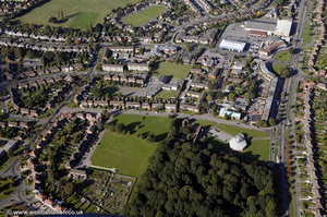 Olton Solihull  from the air