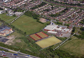 Walsall West Midlands aerial photograph 