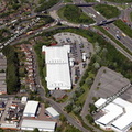 Bentley Mill Way Walsall West Midlands aerial photograph 