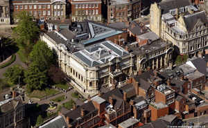 Wolverhampton Art Gallery from the air