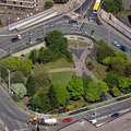 Chapel Ash Island roundabout , Wolverhampton from the air