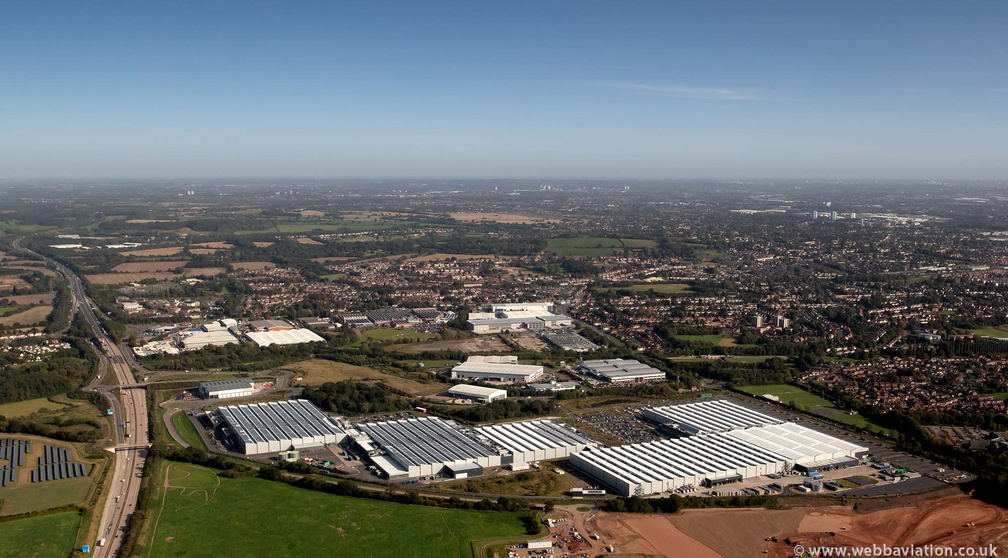 Jaguar Land Rover Engine Manufacturing Centre  Wolverhampton from the air