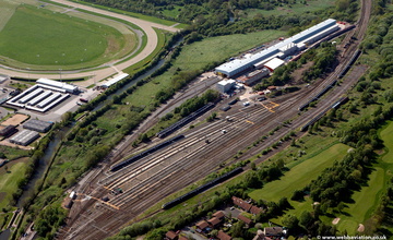 Alstrom Midlands Traincare Centre from the air