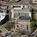 St George's Church / Sainsbury's Supermarket Wolverhampton from the air