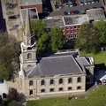 St. John's Church Wolverhampton from the air