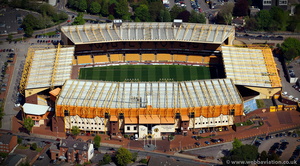 the Molineux Stadium Wolverhampton from the air