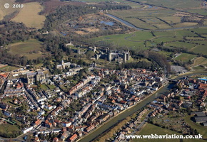 Arundel West Sussex  aerial photograph 