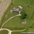 Bignor Roman Villa West  Sussex  aerial photograph 