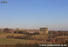 Lancing College West Sussex aerial photograph 