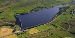 Baitings Reservoir Ripponden aerial photo
