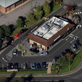 McDonald's Birstall from the air 