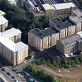 Arkwright House, iQ Student Accommodation Bradford  aerial photo