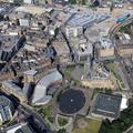Bradford city centre BD1 aerial photo