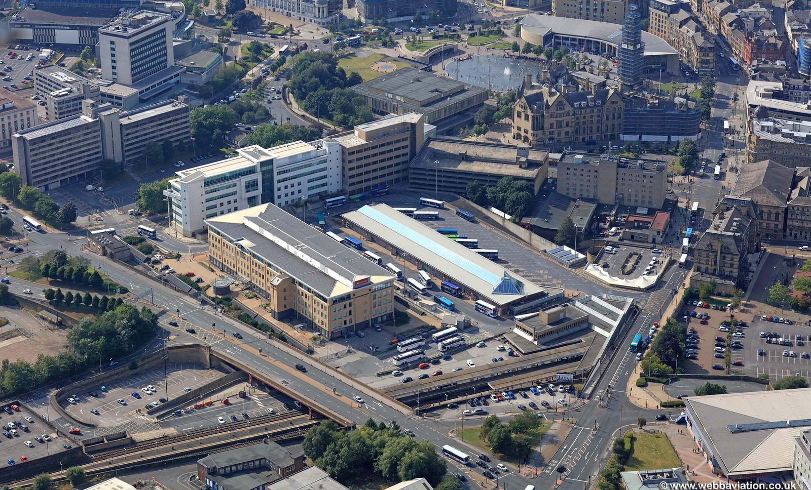 Bradford Interchange  aerial photo