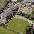 former Bradford & Bingley plc Headquarters in  Bingley  aerial photo