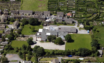 Heaton St Barnabas C of E Primary School Bradford aerial photo