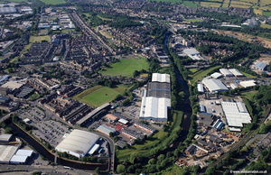 Mill Street W Dewsbury aerial photograph