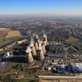 Ferrybridge power station aerial photograph