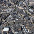 Commercial St Halifax UK city centre HX1 1BB aerial photo