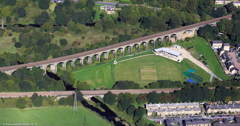Copley Viaduct Halifax  aerial photo