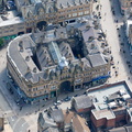 Corn Market  Halifax UK aerial photo