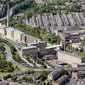 Dean Clough Mill  Halifax UK aerial photo