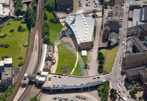 Eureka! The National Children's Museum  Halifax UK aerial photo